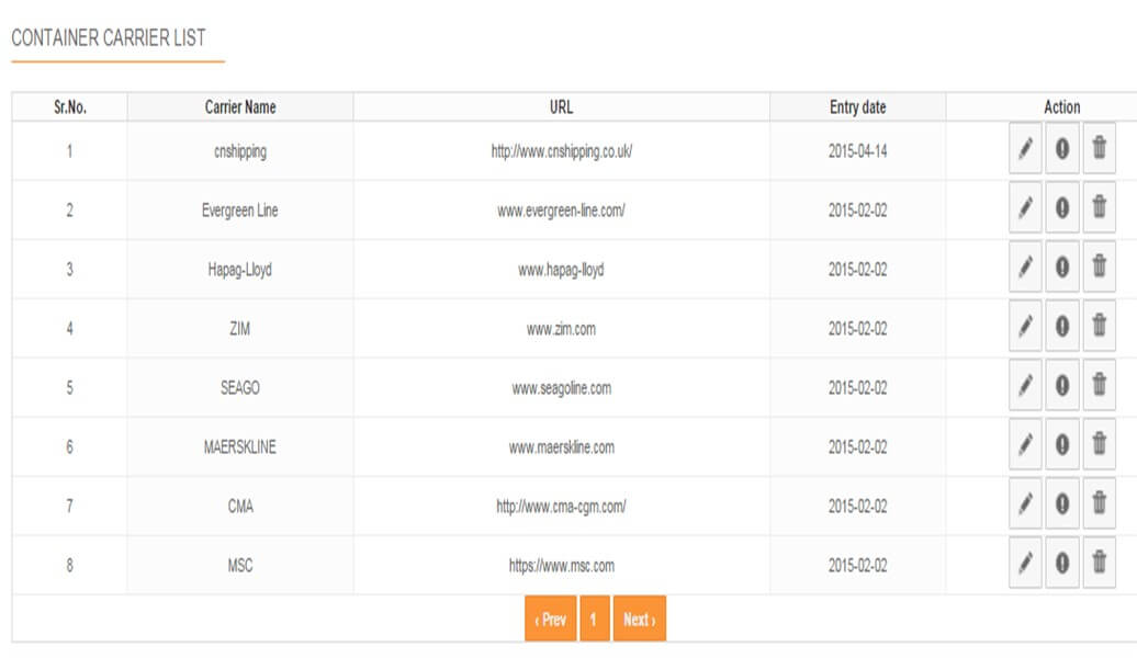 Container Delivery Booking Script