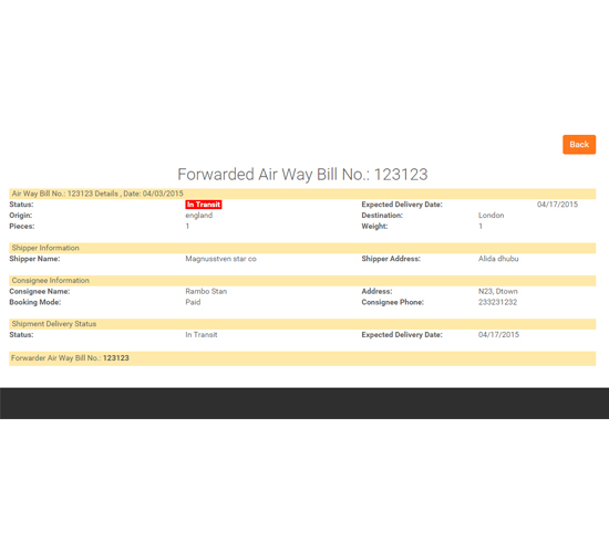 Php Courier Tracking Script