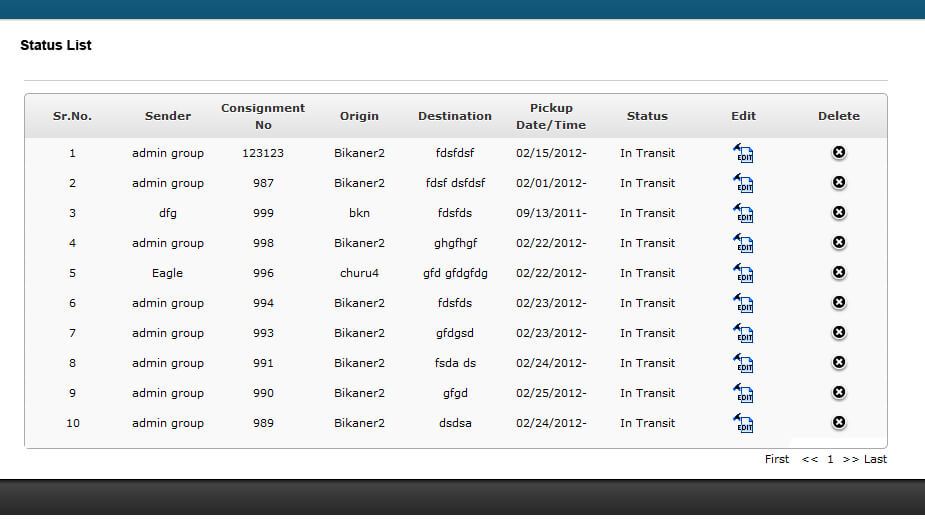 Php Courier Tracking Script