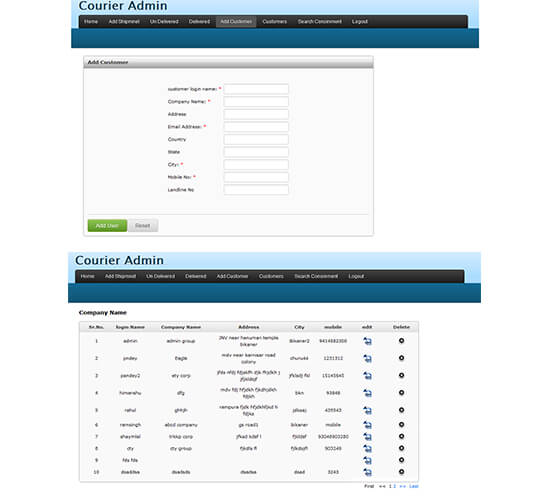 Php Courier Tracking Script