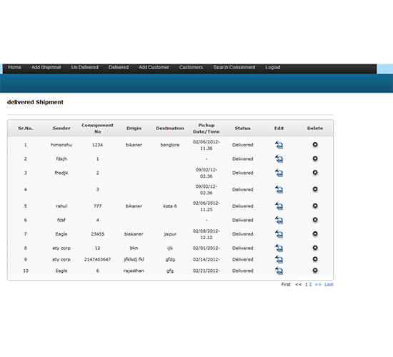 Php Courier Tracking Script