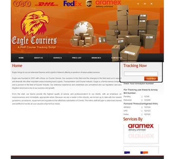 courier tracking software india